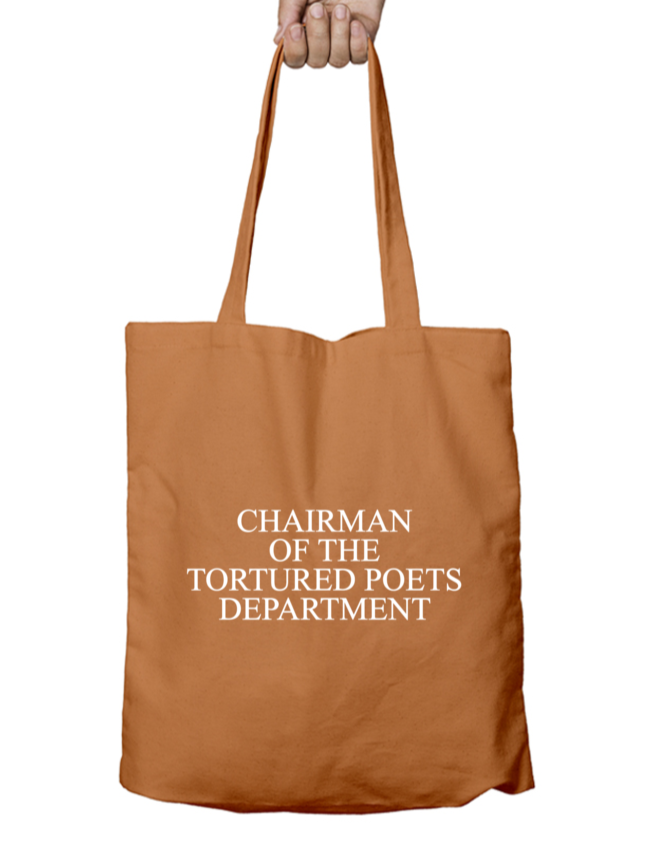 Chairman Of The Tortured Poets Department Iconic Taylor Swift Tote Bag