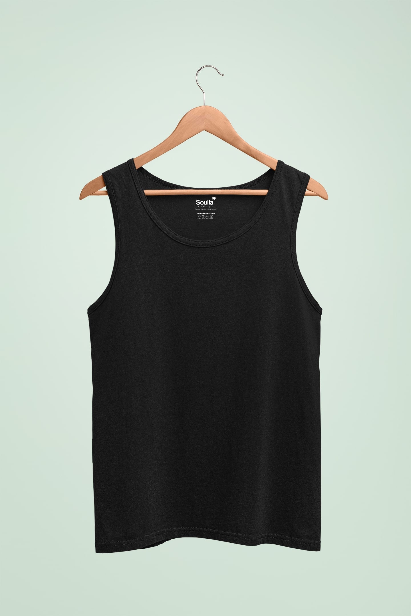 Elevate Your Summer Style with Soulla's Women's Black Tank Top - 100%  Premium Cotton