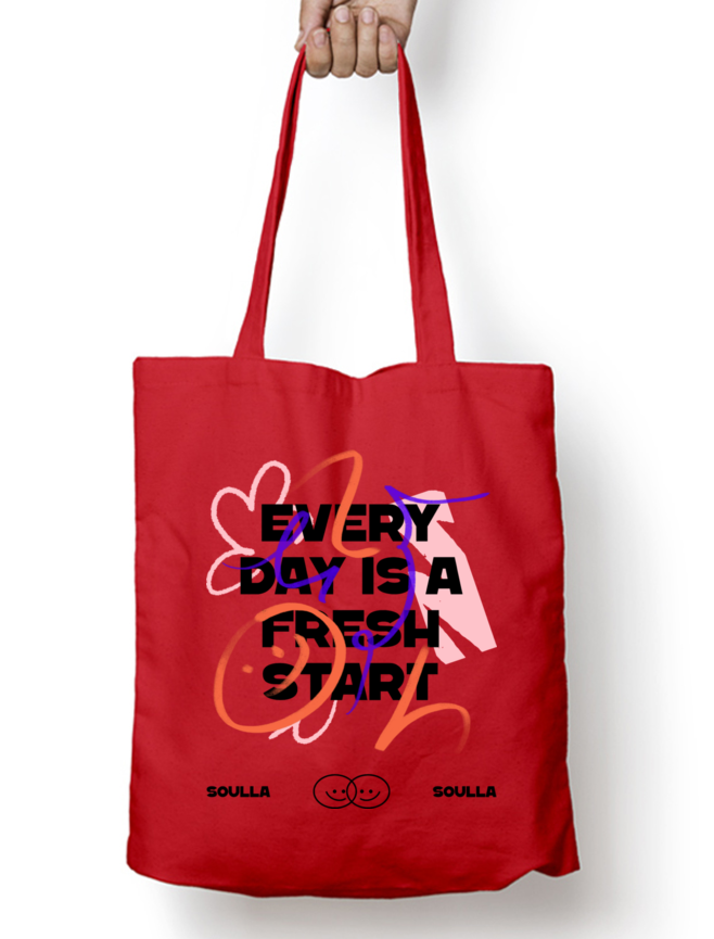 Fresh Start Graffiti Soullaverse Zipper Tote Bag