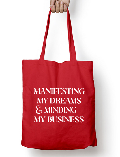 Manifestation & Zen Zipper Tote Bag