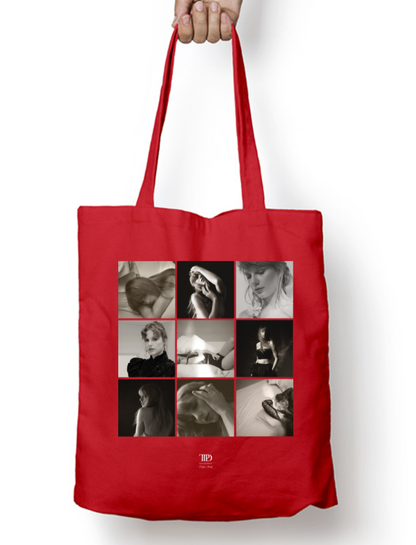 TTPD Iconic Portraits Taylor Swift Zipper Tote Bag