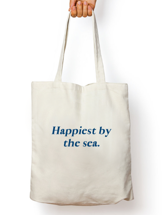 Seaside Bliss Zipper Tote Bag