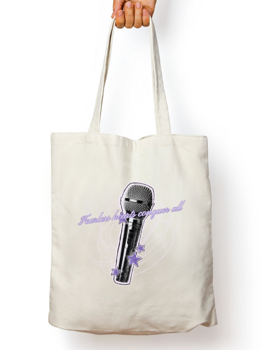 Fearless Hearts Taylor Swift Zipper Tote Bag