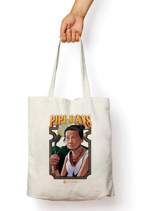 Pipi Days Zipper Tote Bag