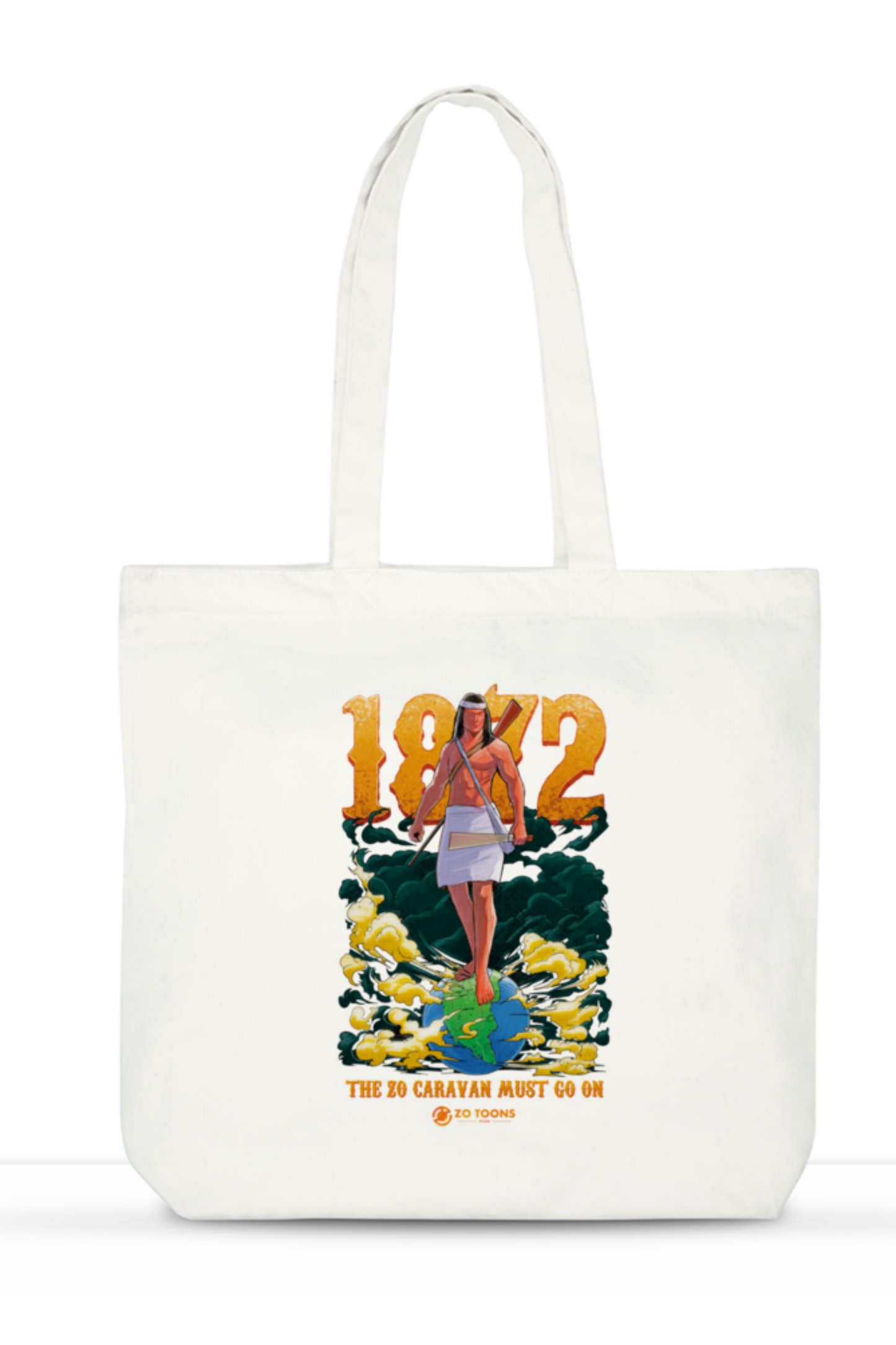 Zo Caravan 1872 Large Multi-Pocket Zipper Tote Bag