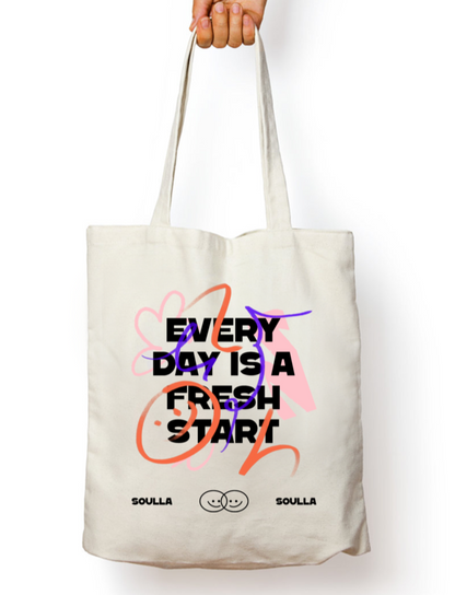 Fresh Start Graffiti Soullaverse Zipper Tote Bag