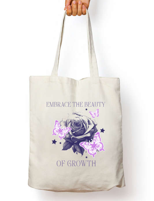 Growth Blossoms Soullaverse Zipper Tote Bag