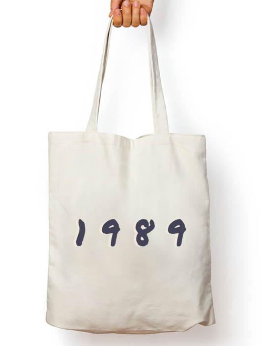 1989 Album Cover Taylor Swift Zipper Tote Bag