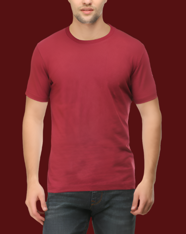 Solids: Maroon Tee