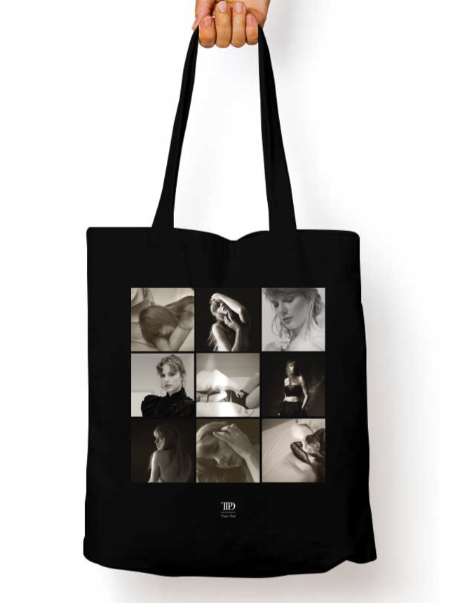 TTPD Iconic Portraits Taylor Swift Zipper Tote Bag