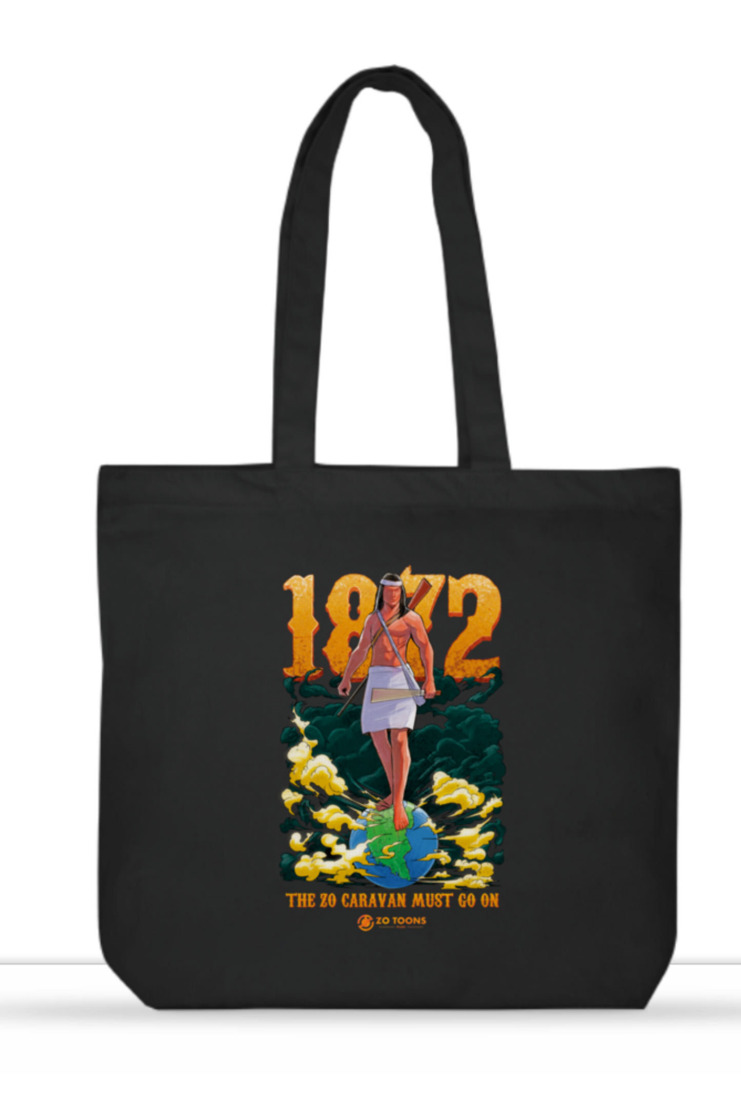 Zo Caravan 1872 Large Multi-Pocket Zipper Tote Bag