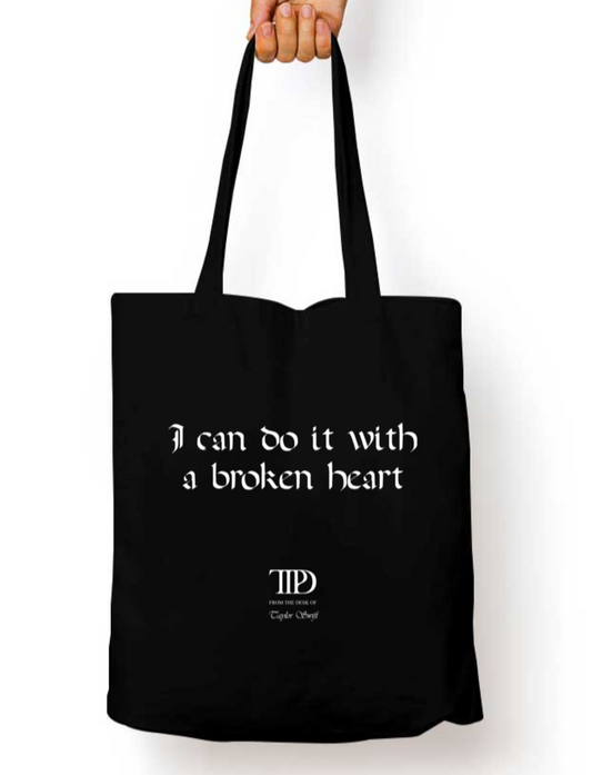 I Can Do It With a Broken Heart TTPD Taylor Swift Zipper Tote Bag
