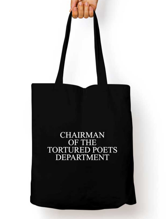 Chairman Of The Tortured Poets Department Iconic Taylor Swift Tote Bag