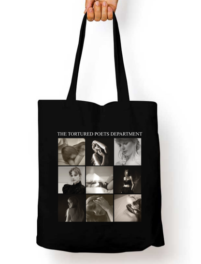 The Tortured Poets Department Statement Piece Taylor Swift Zipper Tote Bag