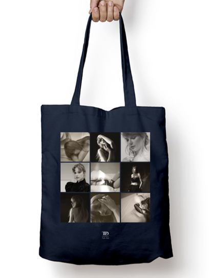 TTPD Iconic Portraits Taylor Swift Zipper Tote Bag