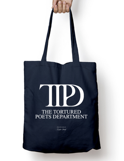 TTPD The Tortured Poets Department Album Art Taylor Swift Tote Bag