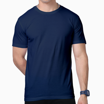 Solids Supima Tee: Navy Blue