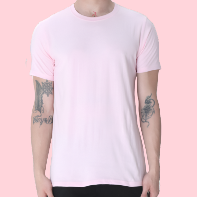 Solids: Light Baby Pink Tee