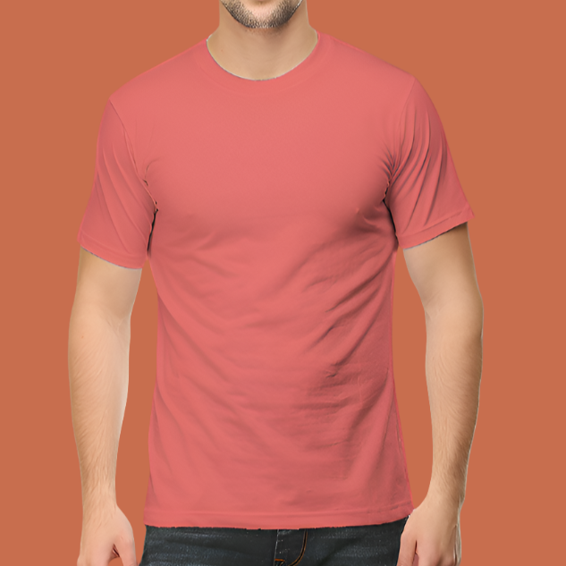 Solids: Coral Tee