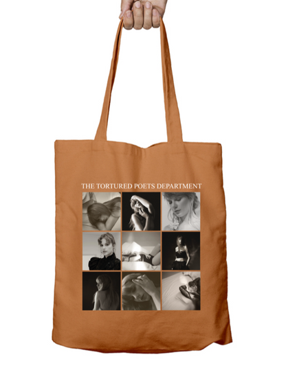 The Tortured Poets Department Statement Piece Taylor Swift Zipper Tote Bag