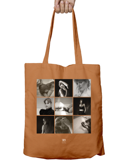 TTPD Iconic Portraits Taylor Swift Zipper Tote Bag