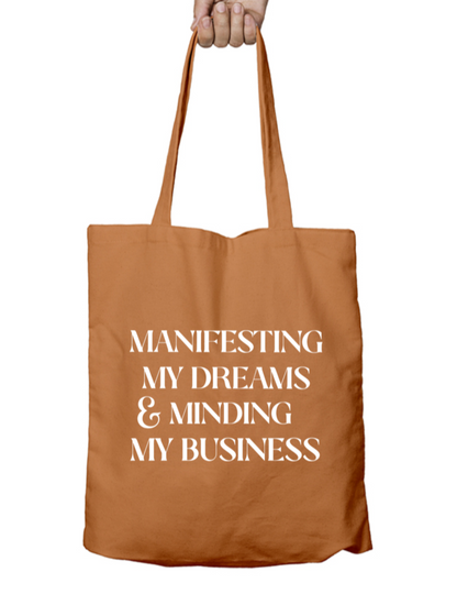 Manifestation & Zen Zipper Tote Bag