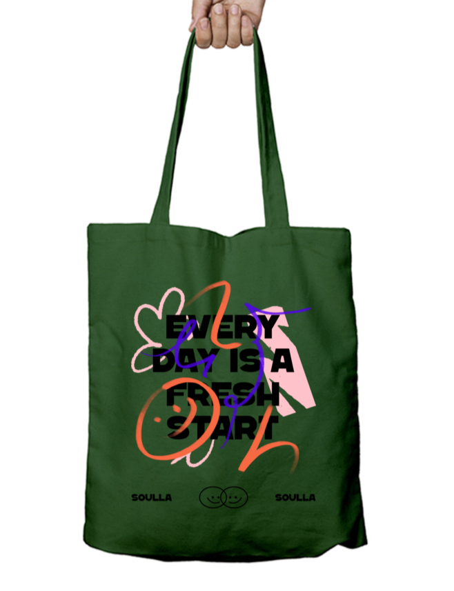 Fresh Start Graffiti Soullaverse Zipper Tote Bag