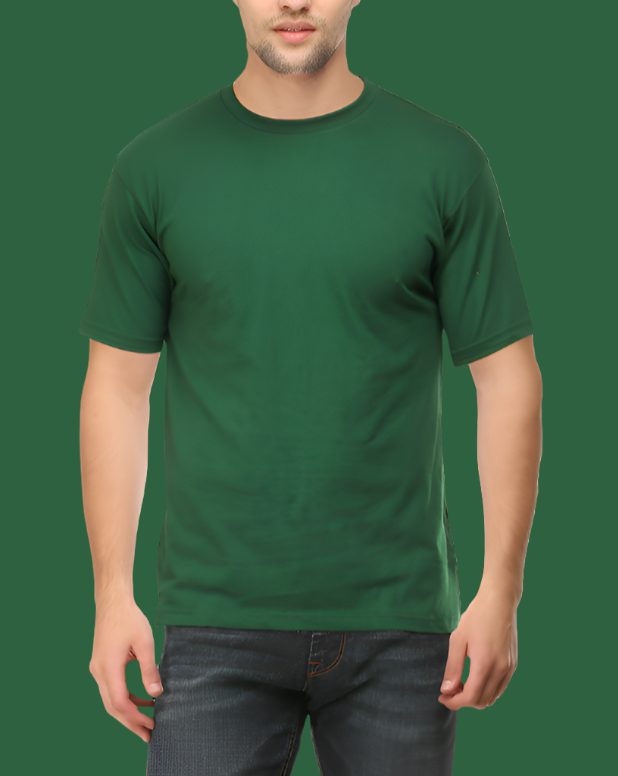 Solids: Bottle Green Tee