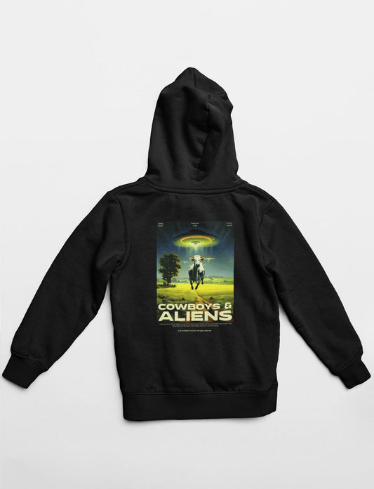 Cowboy & Aliens 2011 Unleash Your Inner Outlaw Heavyweight Hoodie