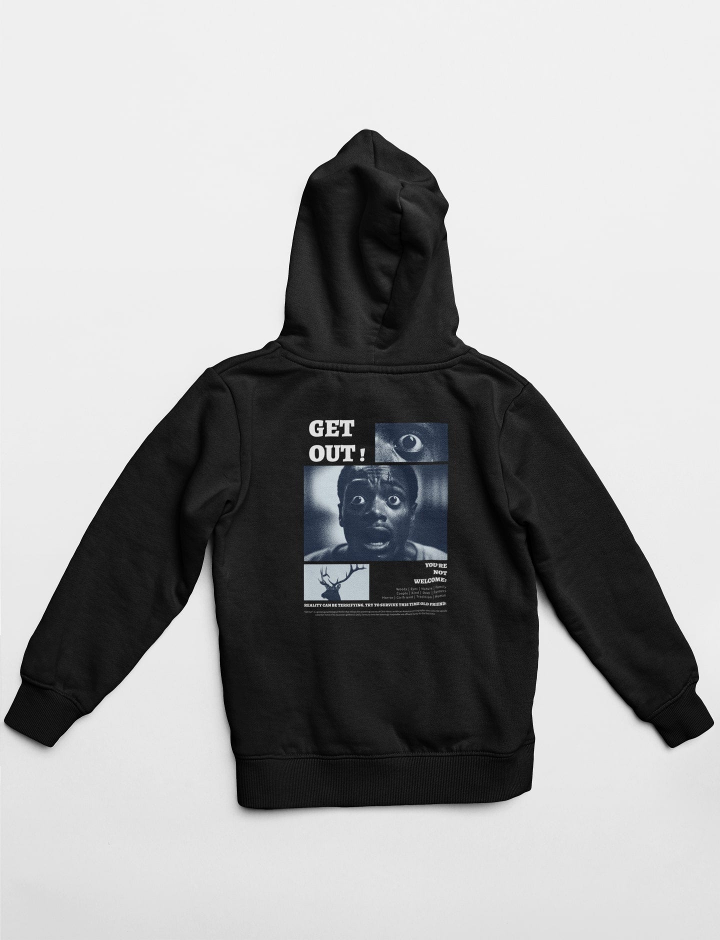 Get Out! 2017 Jordan Peele's Cult Classic Heavyweight Hoodie