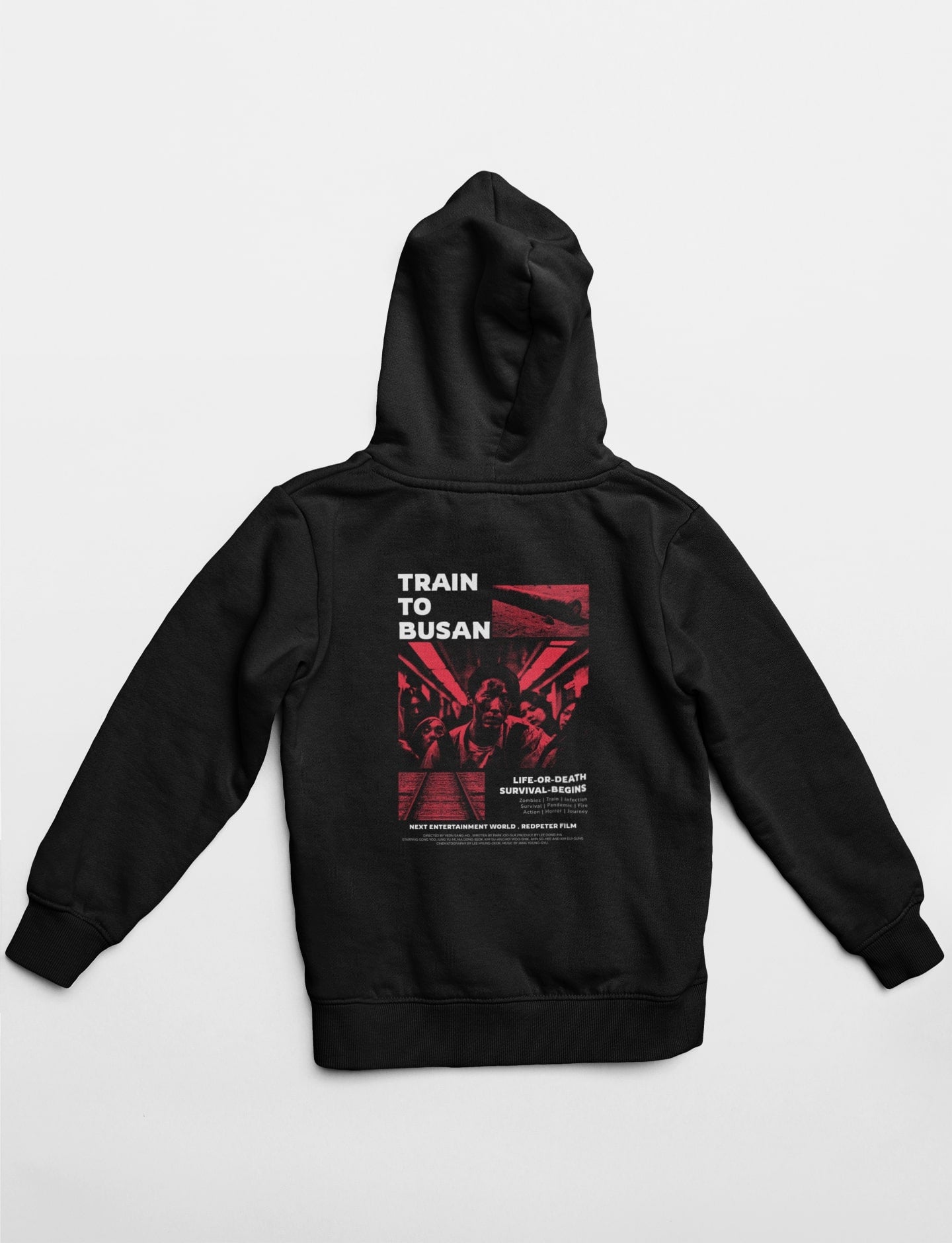 Train to Busan 2016 Outrun the Undead Heavyweight Hoodie