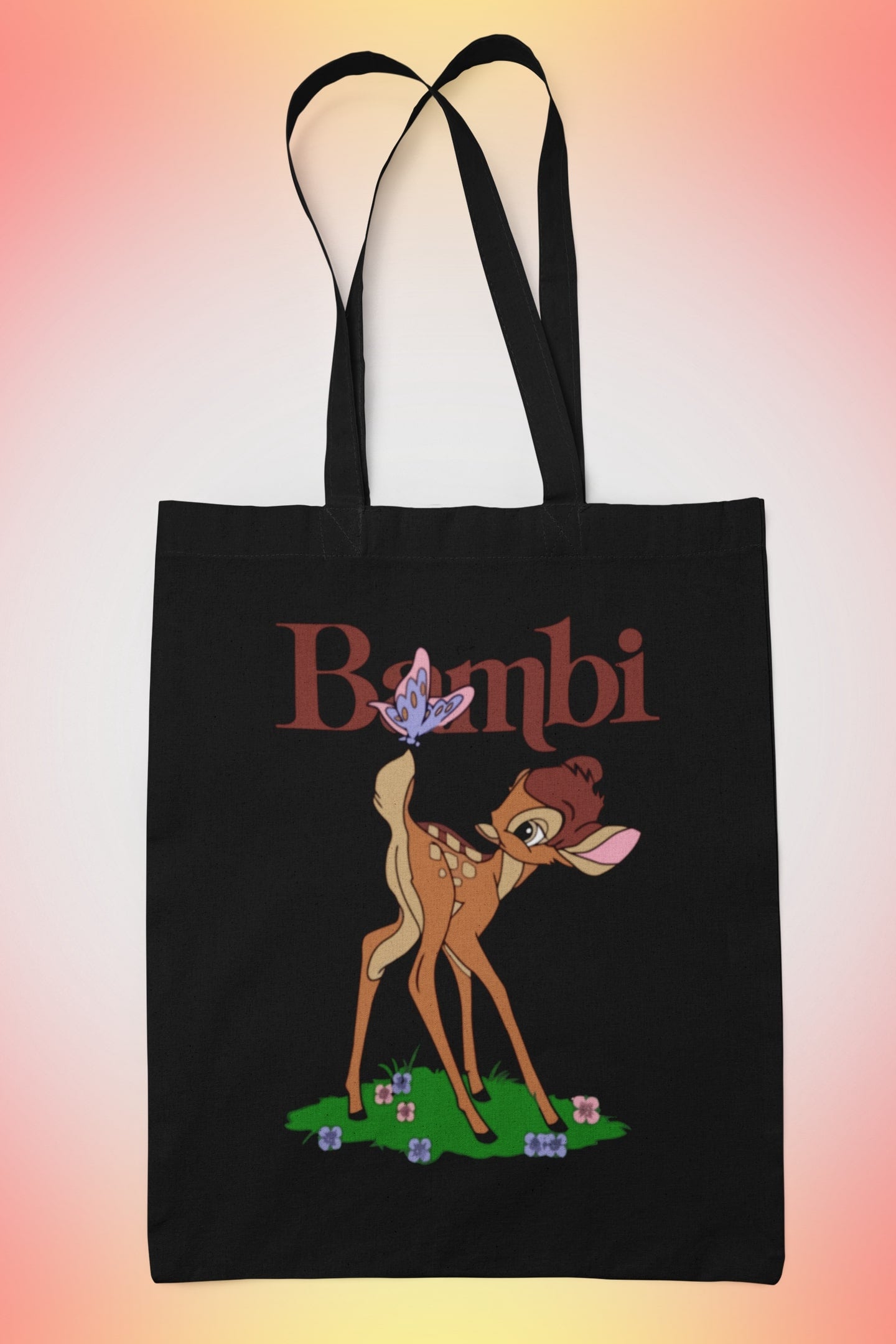 Bambi Zipper Tote Bag