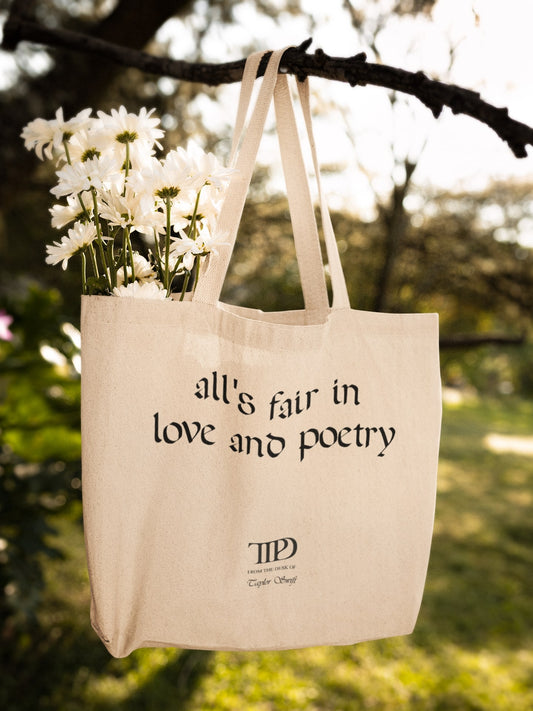 All's Fair In Love & Poetry TTPD Taylor Swift Zipper Tote Bag