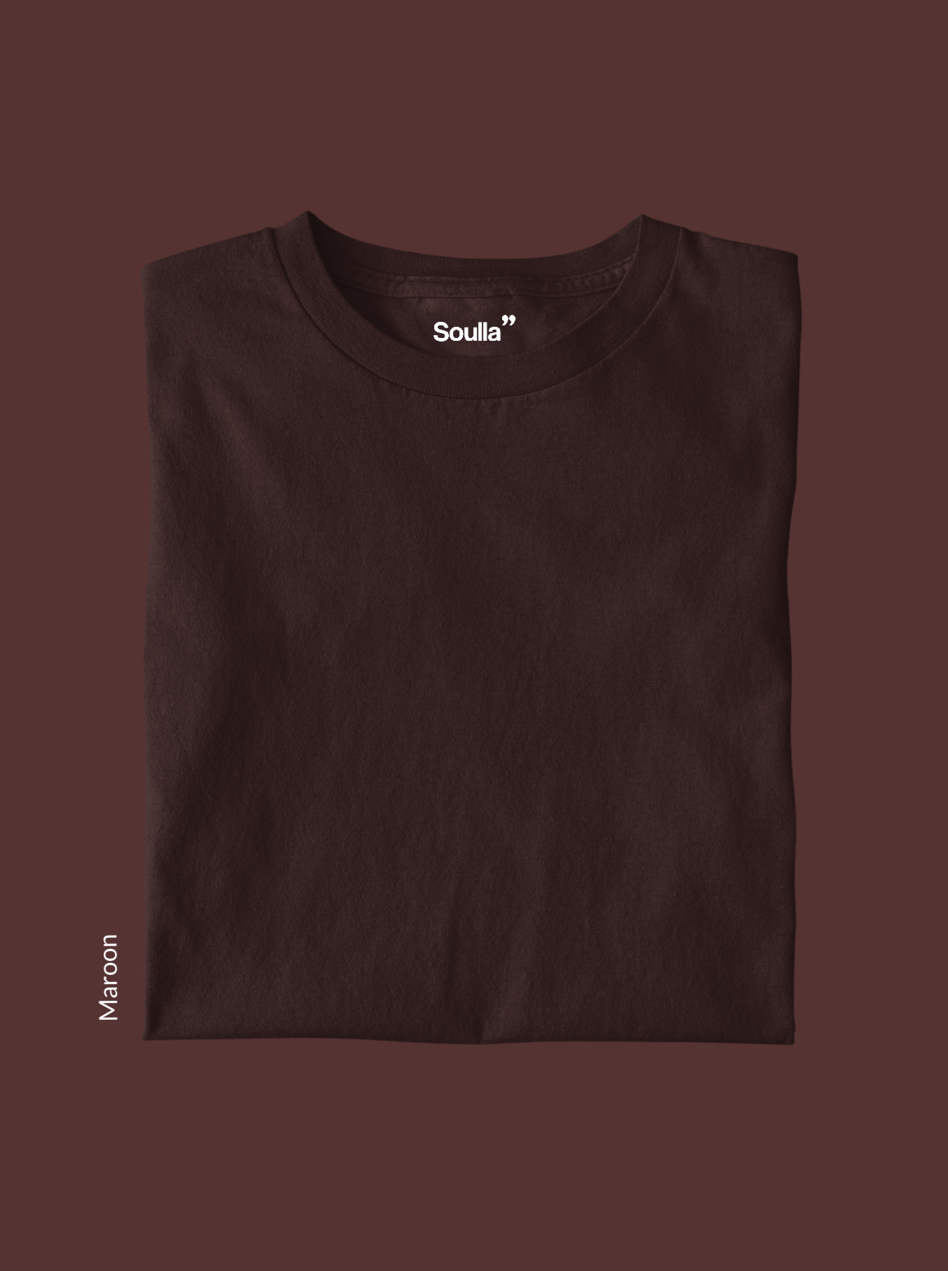 Solids: Maroon Tee