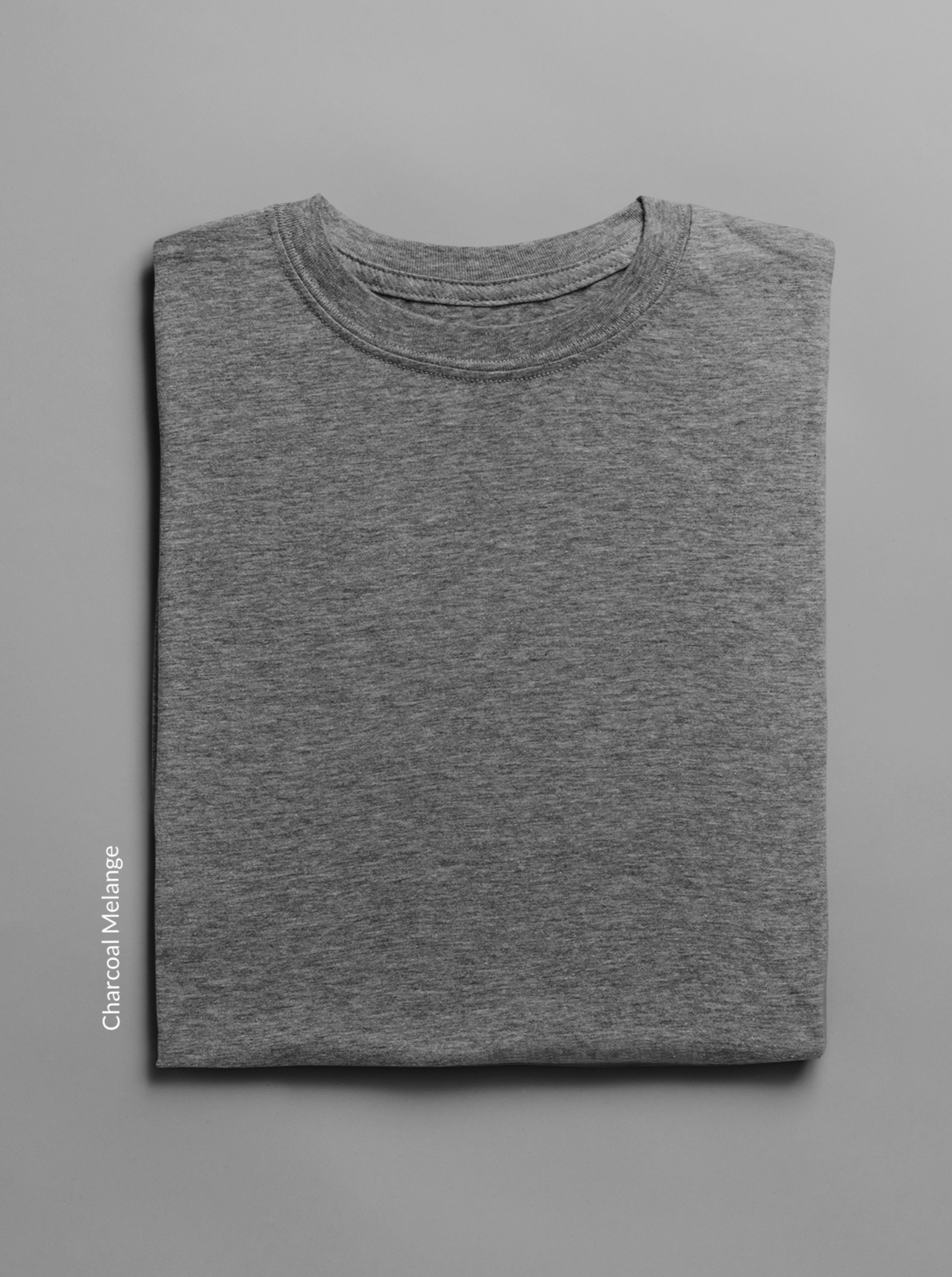 Solids: Charcoal Melange Tee