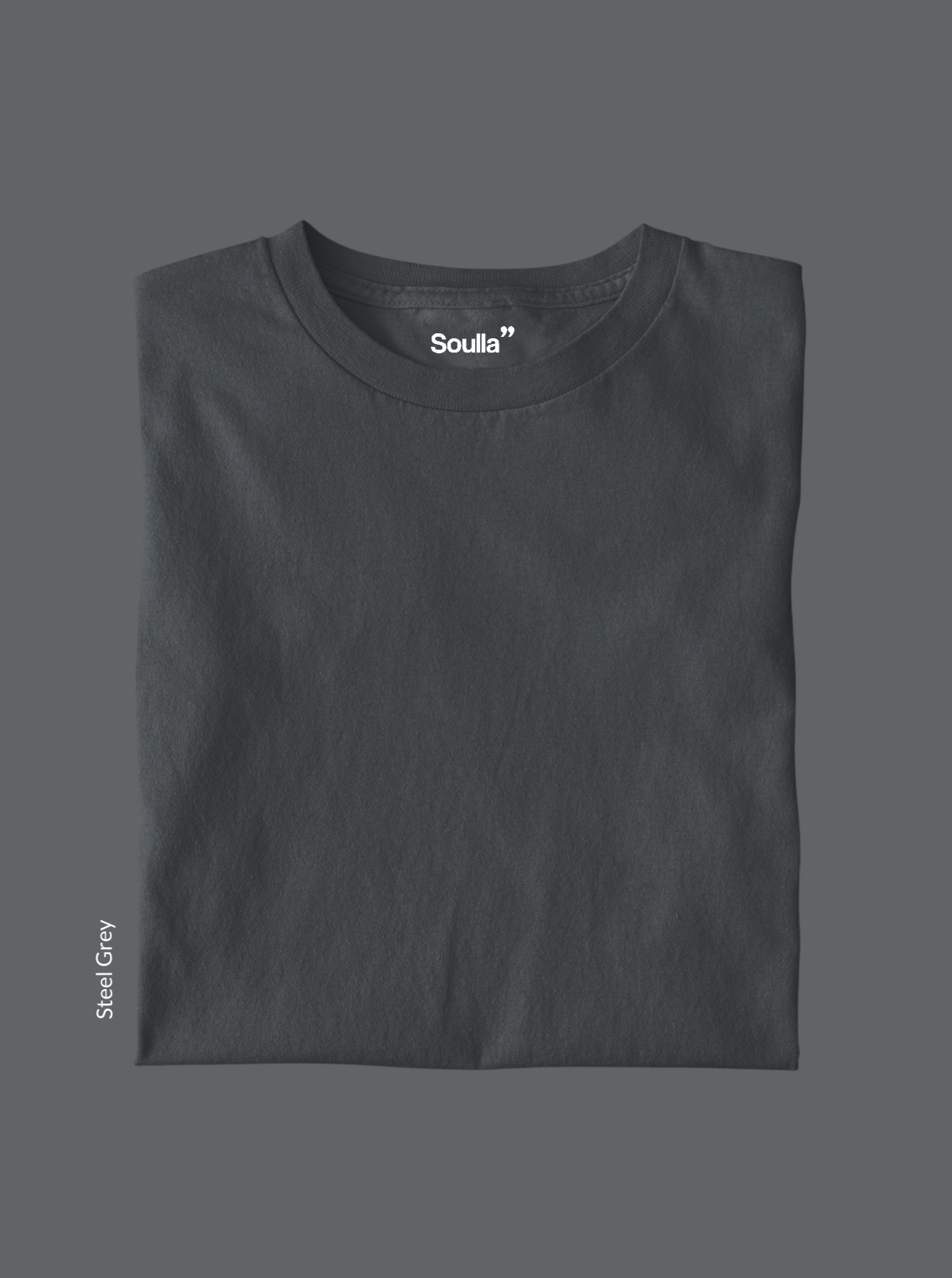 Solids: Steel Grey Tee