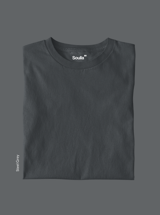 Solids: Steel Grey Tee