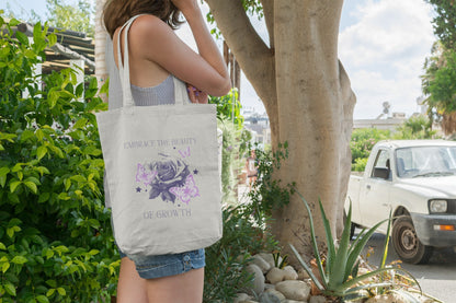 Growth Blossoms Soullaverse Zipper Tote Bag