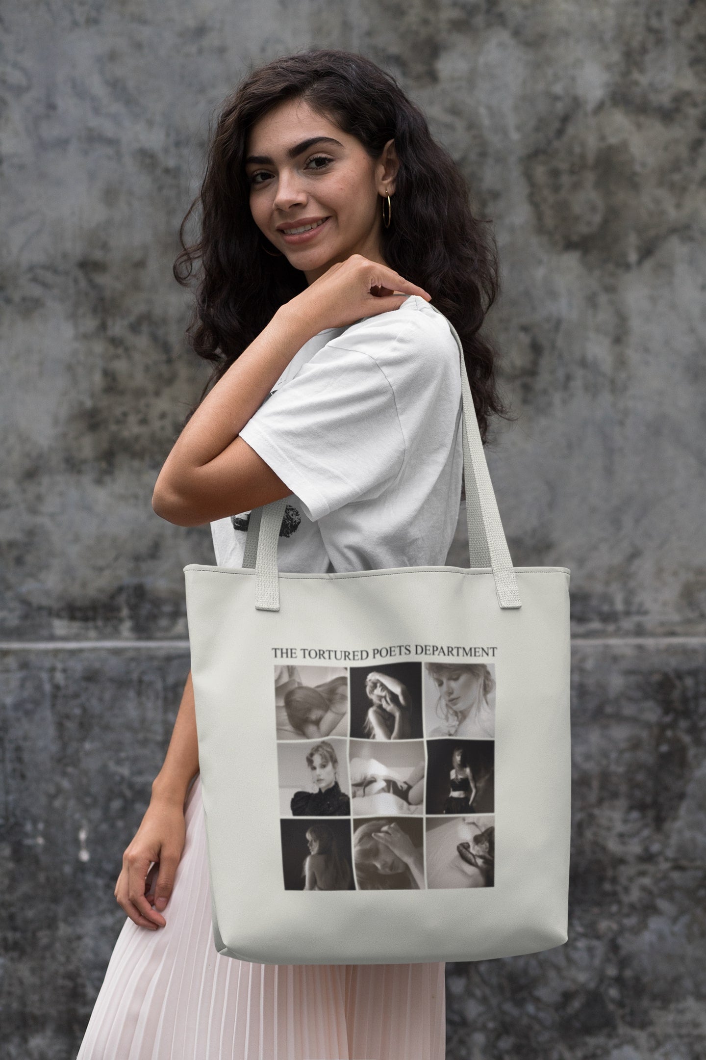 The Tortured Poets Department Statement Piece Taylor Swift Zipper Tote Bag