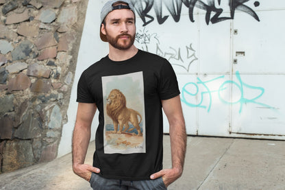 Roar of the Wild: Majestic Lion Oversized T-Shirt