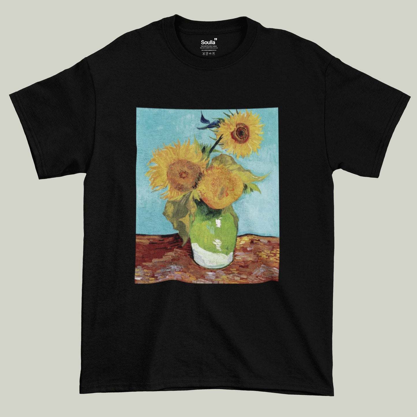Sunflower Vase Van Gogh Oversized T-shirt