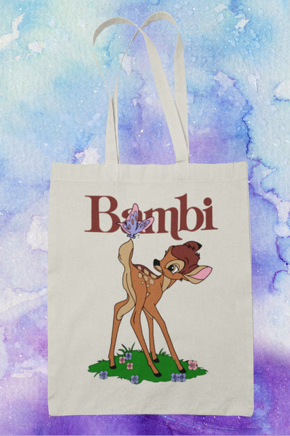 Bambi Zipper Tote Bag